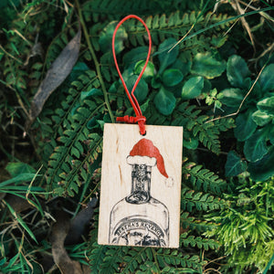 Bertha wooden Christmas gift tag (sold in packs of 5)
